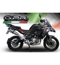 GPR SCARICO DI SCARICO OMOLOGATO CON RACCORDO BE.16.GPAN.TO BENELLI TRK 502 X 2017/18 GPE ANNIVERSARY TITANIUM