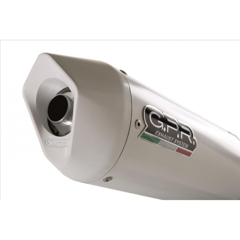 GPR Satinox Scarico Omologato Per Honda Varadero 1000 (1999-2011) - Coppia Terminali In Acciaio Inox Con Raccordo - 5