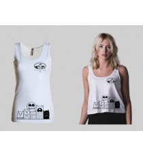 The Puppies House 8053045306103 Canotta donna The Puppies House in cotone serie TAGLIA S TOP