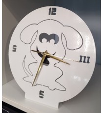 The Puppies House 63639005 OROLOGIO CANE DESK serie BauDeskClock