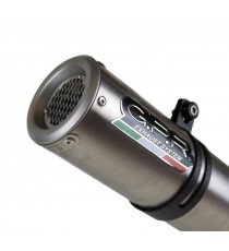 SCARICO GPR EXHAUST SYSTEM COMPATIBILE CON CAFE' RACER L.200MM DIAM.100MM TERMINALE UNIVERSALE SCARICO OMOLOGATO M3 INOX 