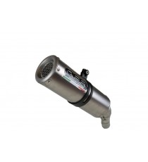 SCARICO GPR EXHAUST SYSTEM COMPATIBILE CON CF MOTO 650 NK 2012 TERMINALE SCARICO OMOLOG. CON RACCORDO M3 TITANIUM NATURAL 