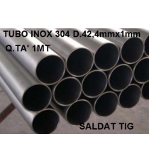 TUBO ACCIAO INOX 304